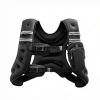 16 lbs Weighted Vest for Men & Women, Adjustable Fitness Vest with Reflective Stripes for Running & Strength Training(Only load-bearing vest)