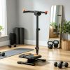 Orange Foldable Ab Twister Board Waist Trimming Workout Equipment with LCD Display for Women And Men