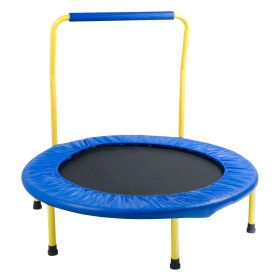 3FT Trampoline for Kids, 36" Trampolines Indoor/Outdoor Trampoline for Toddlers, Foldable Mini Baby Trampoline with Foam Handle
