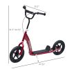 Kids Scooter Street Bike Bicycle for Teens Ride on Toy w/ 12'' Tire for 5-12 Year Old Red