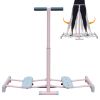 Ski Machine Foldable, Simulated Ski Trainer with 4-Level Adjustable Non-Slip Pedal Armrest, Pelvic Floor Muscle Trainer for Home