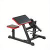 2-In-1 Heavy-Duty Bicep Preacher Curl Bench: Bicep Curl Machine with Adjustable Seat & Elbow Cushion Perfect for Home Gym Arm Training