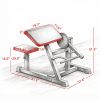 2-In-1 Heavy-Duty Bicep Preacher Curl Bench: Bicep Curl Machine with Adjustable Seat & Elbow Cushion Perfect for Home Gym Arm Training