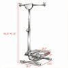 Orange Foldable Ab Twister Board Waist Trimming Workout Equipment with LCD Display for Women And Men