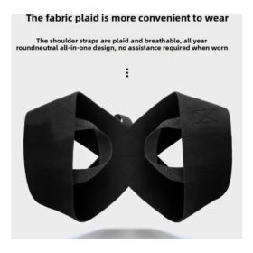 Fitness Heavy Shoulder Straps, Adjustable Fitness Posture Corrector Training Straps, Back Straightener Posture Corrector For Men Weight Training, (Option: XL)
